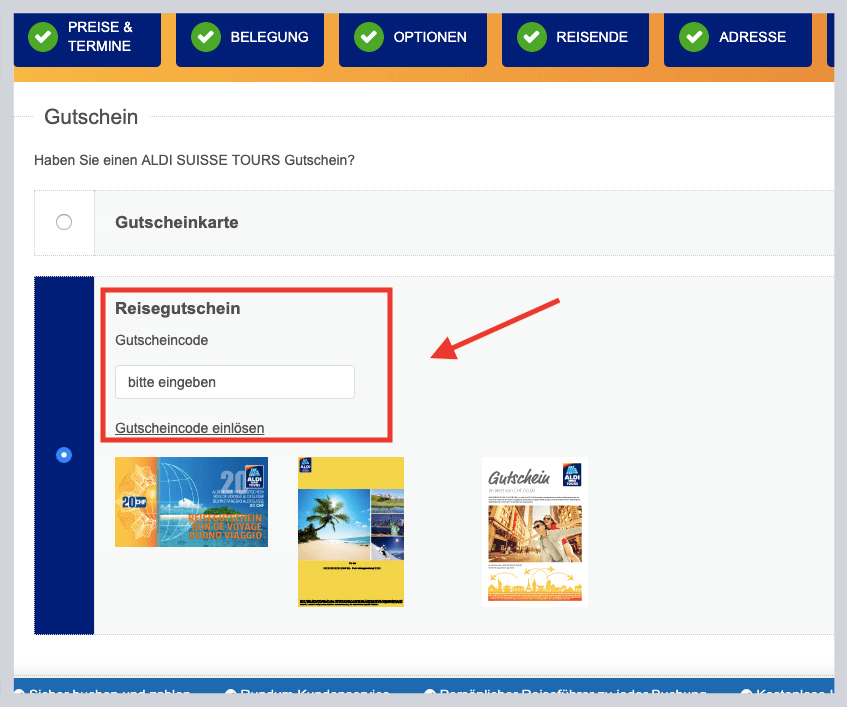 aldi suisse tours gutscheincode